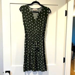 Ann Taylor LOFT olive dress